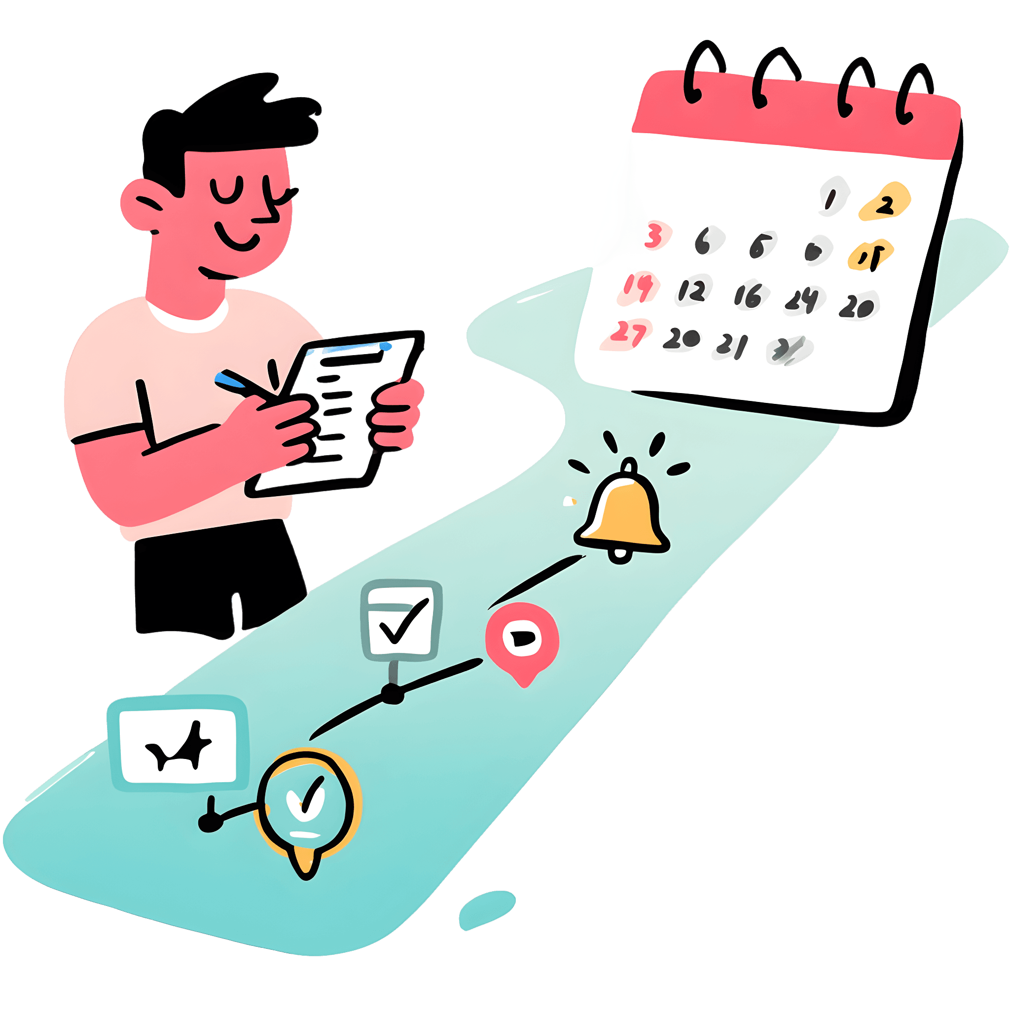 TrackSubs Dashboard Illustration